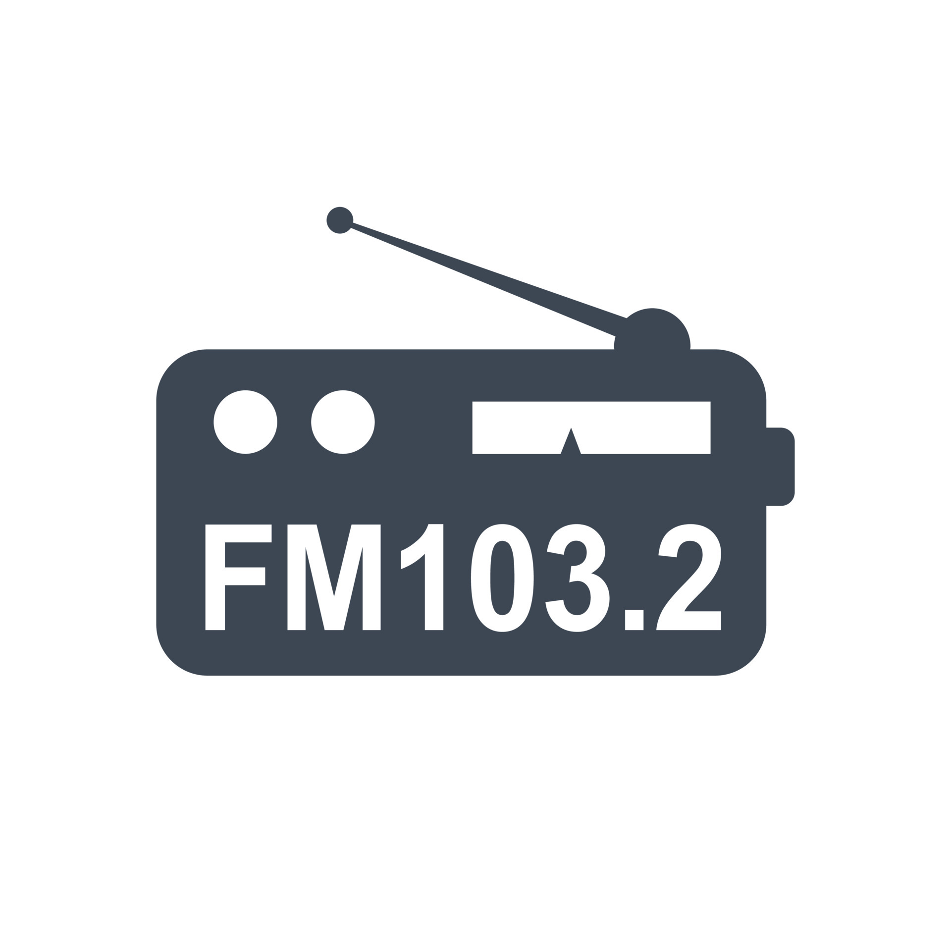 Fm digital radio icon, cartoon style 14613865 Vector Art at Vecteezy