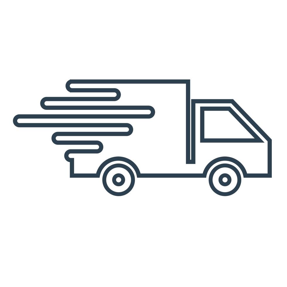 Fast delivery icon vector