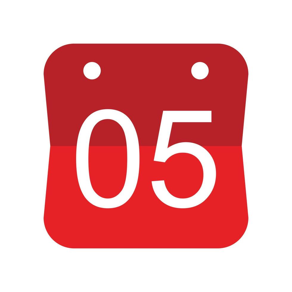 05 Event date icon, Calendar date icon vector