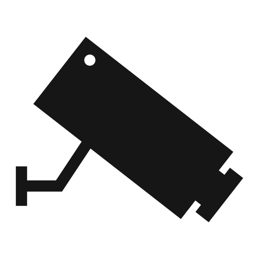 icono de cámara cctv, icono de cámara de seguridad vector