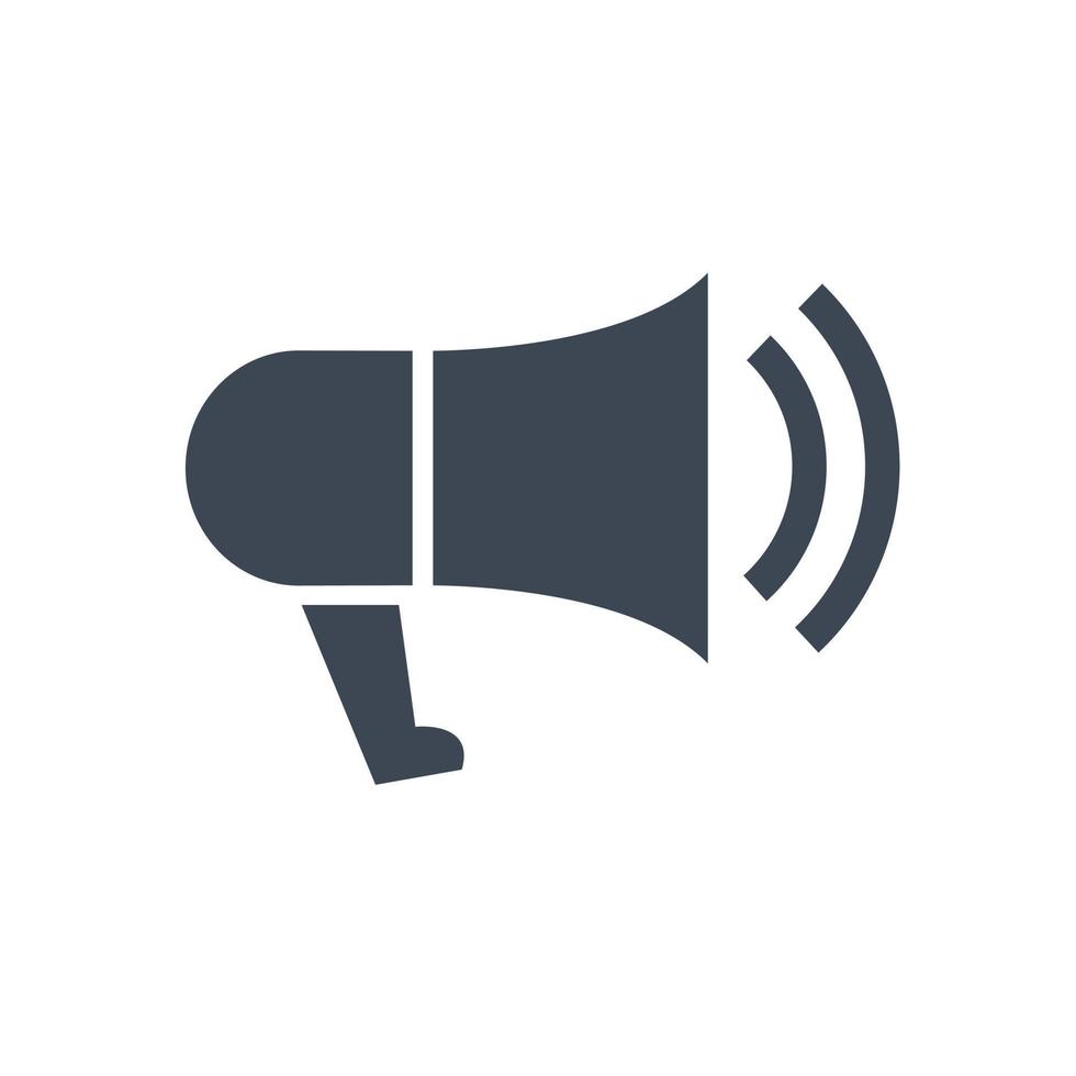 Loud speaker icon vector