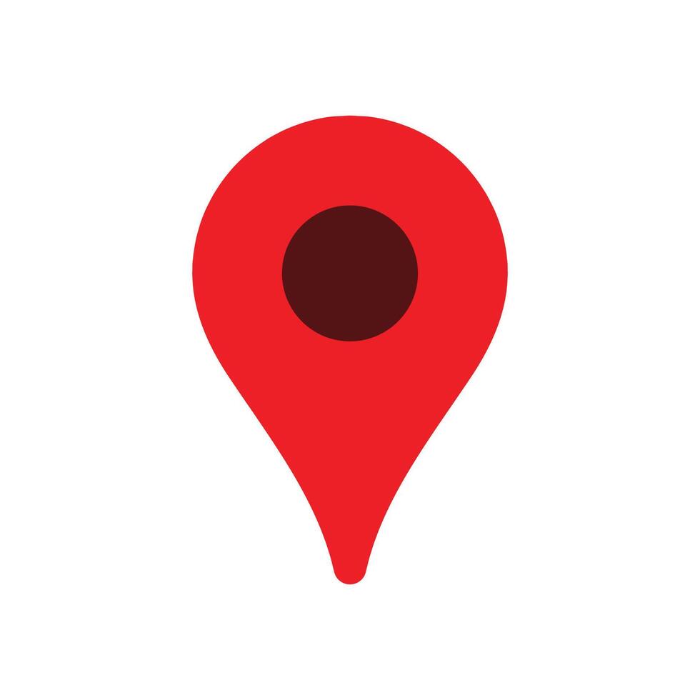 Map pointer icon vector