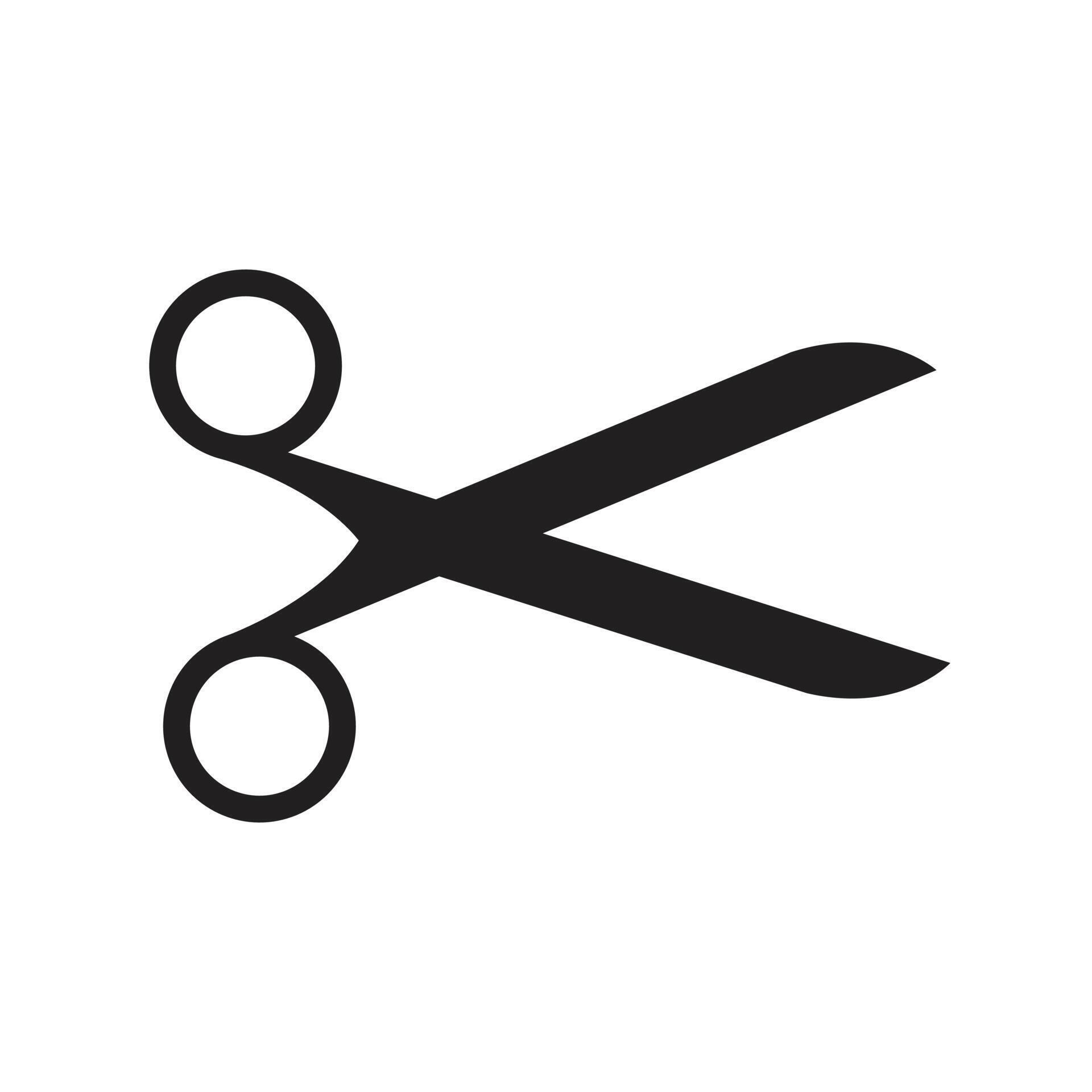 Scissors icon, Scissors sign 5261208 Vector Art at Vecteezy