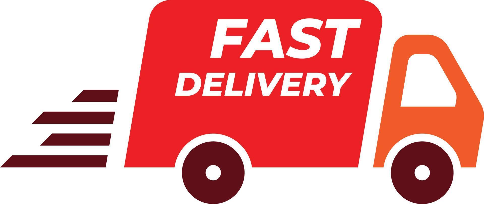 Fast delivery icon vector