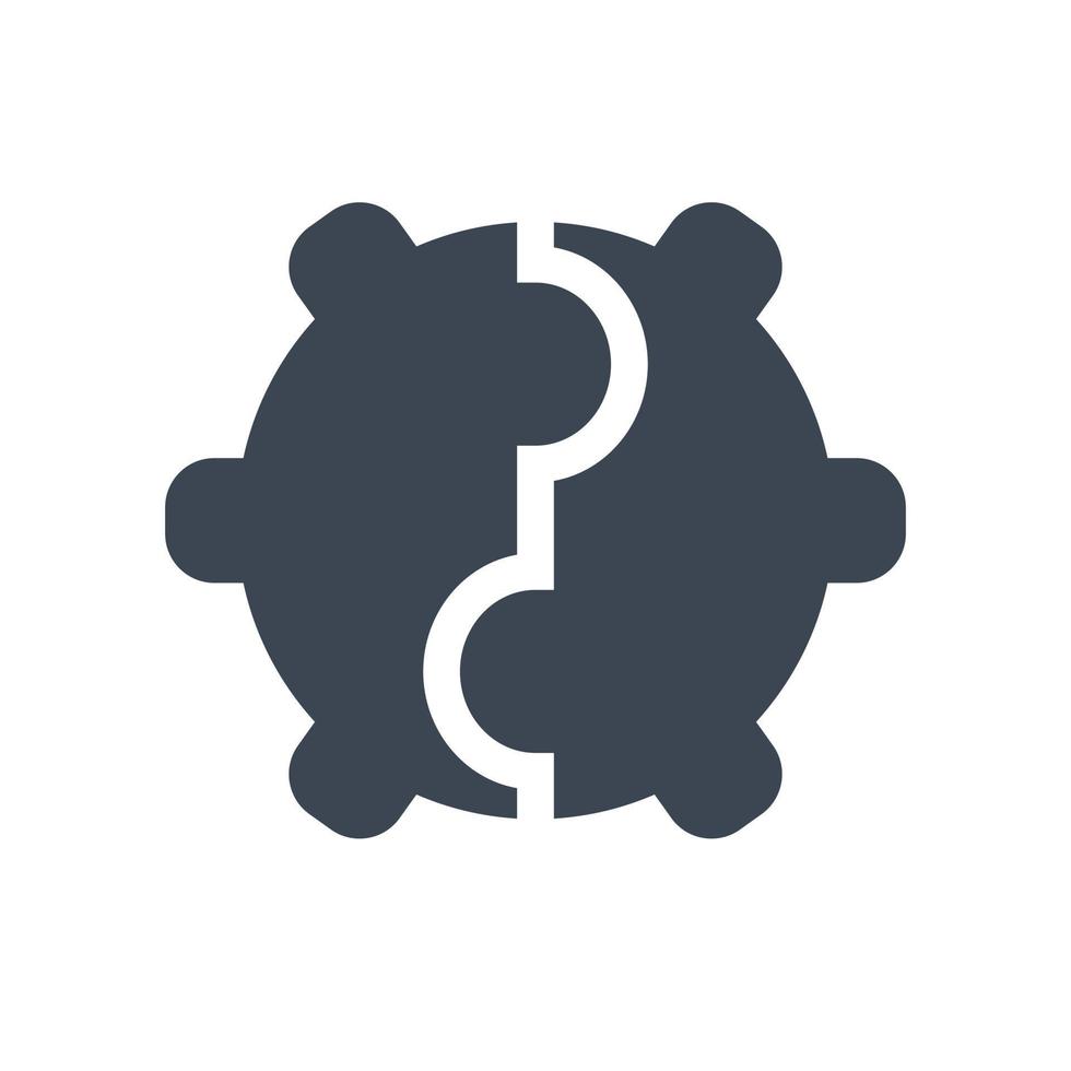 Solution planning icon vector