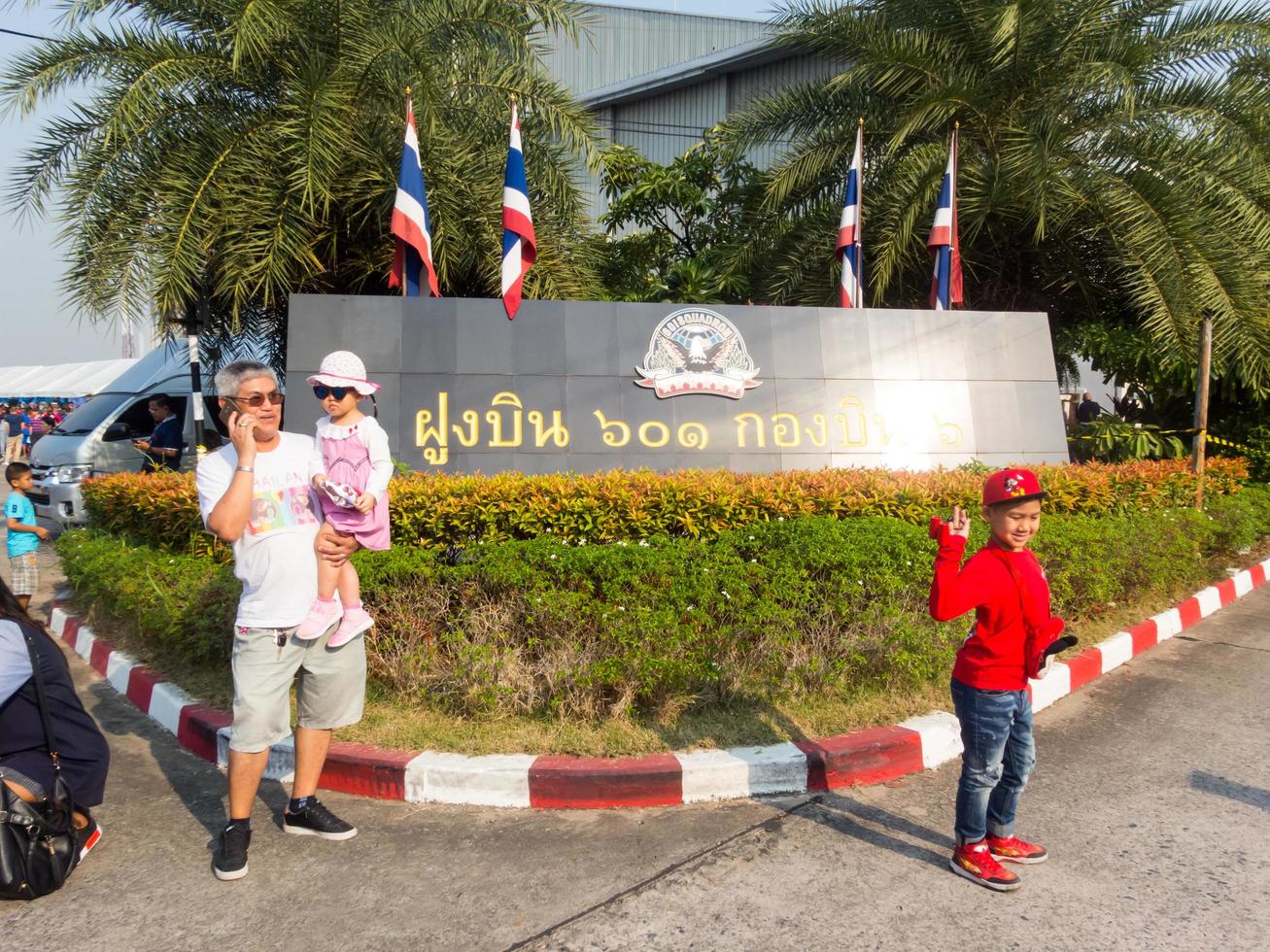 Royal Thai Air Force Don Muang The 6th Battalion BANGKOK THAILAND12 JANUARY 2019National Childrens Day. on BANGKOK THAILAND12 JANUARY 2019. photo