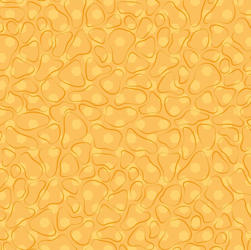 textura naranja con figuras vector