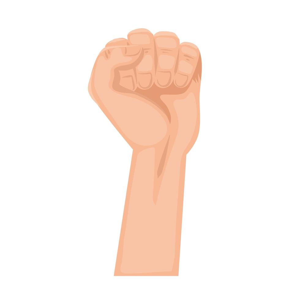 hand human fist fighter vector