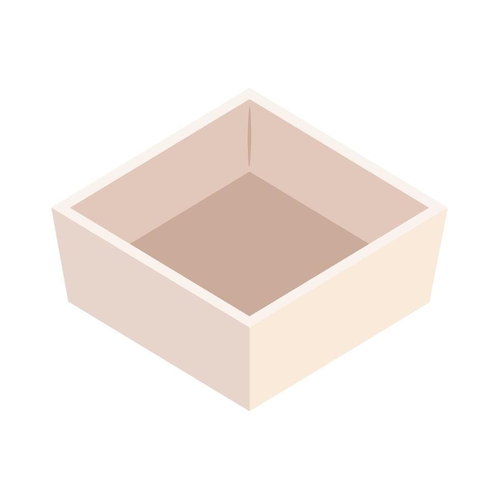 beige bento box vector