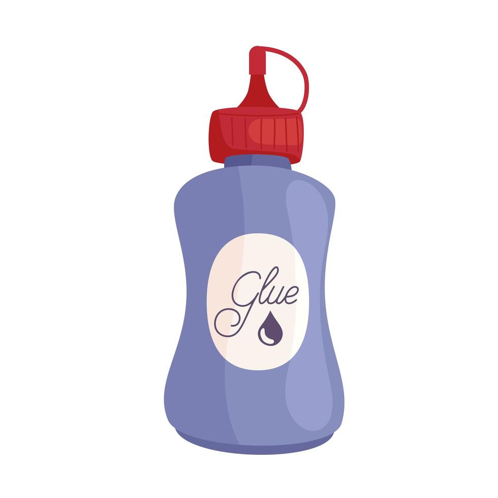 glue bottle product vector