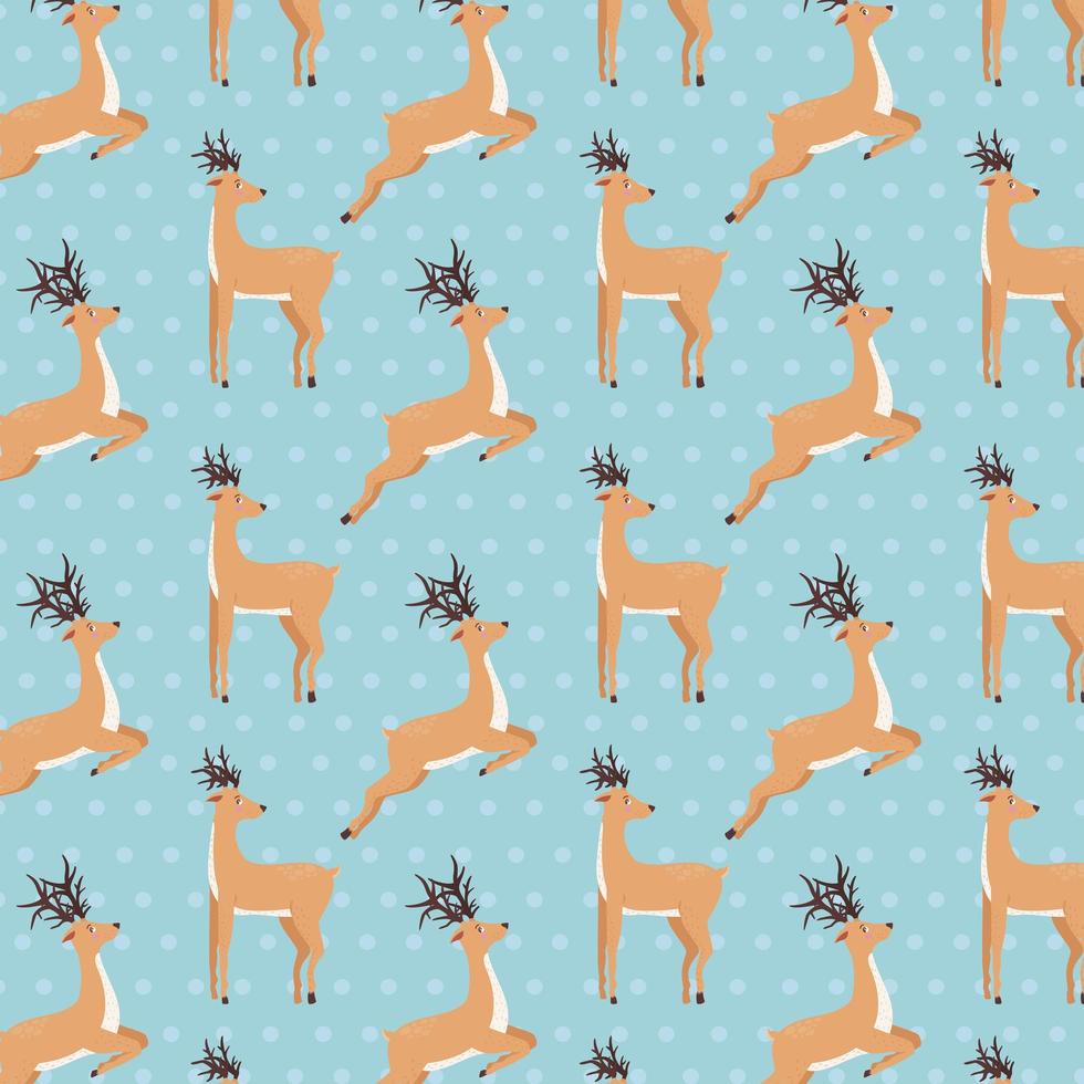 reindeer animals pattern 5263037 Vector Art at Vecteezy