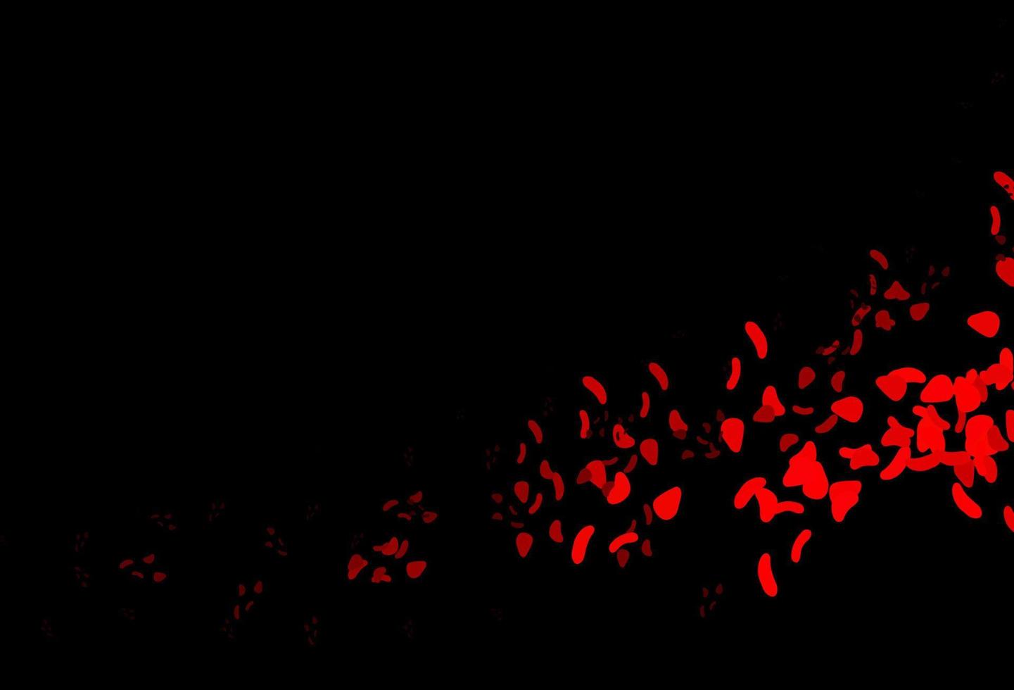 Dark Red vector backdrop with abstract shapes.