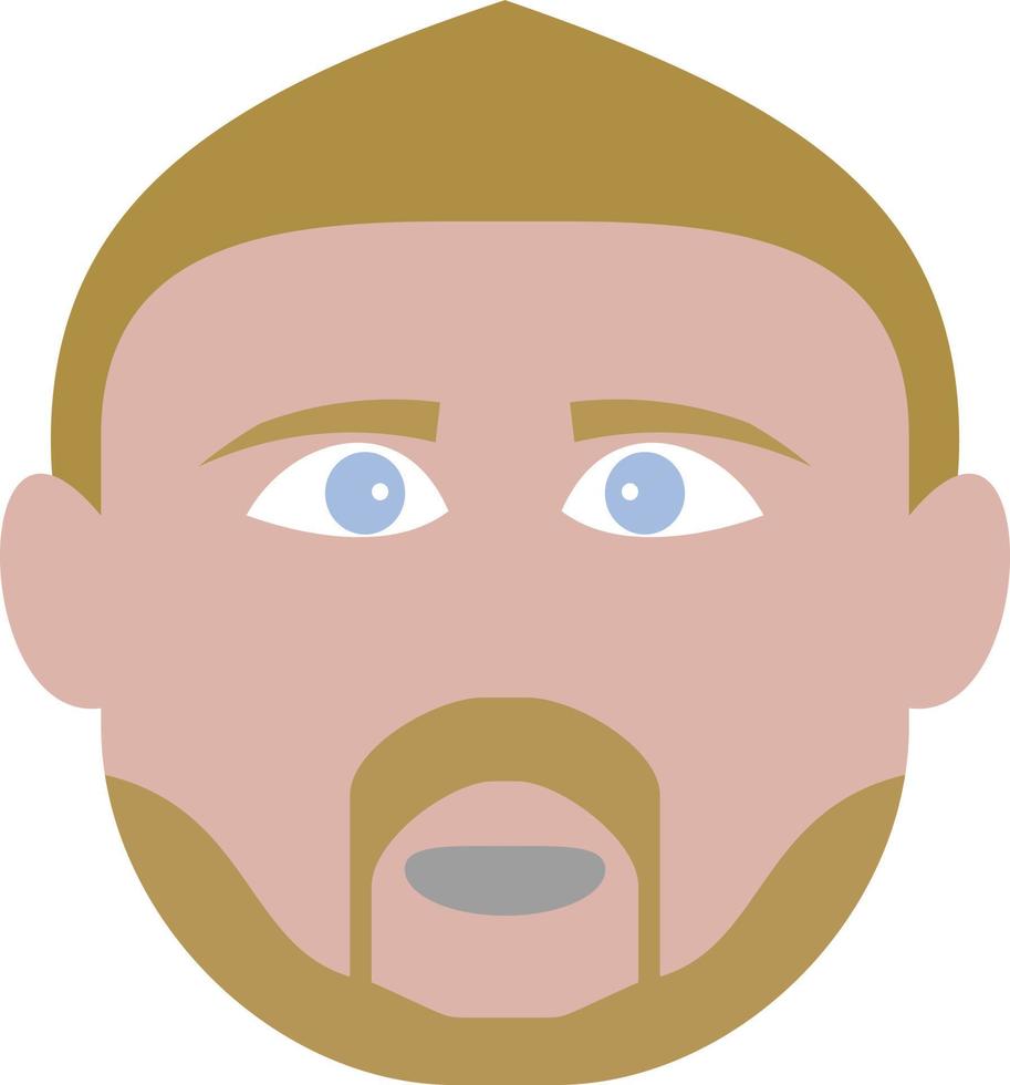 Male avatar icon sticker design. vector