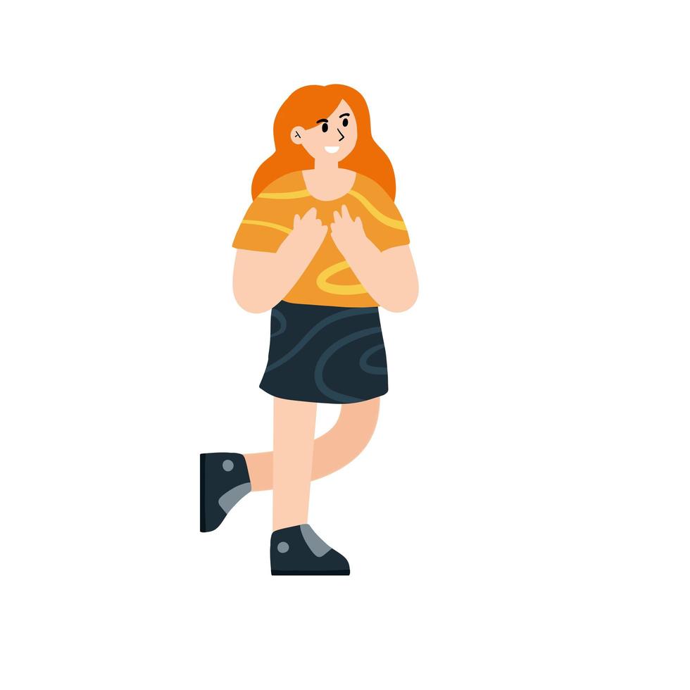 paseos y gestos de personajes femeninos. chica joven mujer pelirroja camina. ilustración de dibujos animados plana de moda 5263925 Vector en Vecteezy paseos y gestos de personajes femeninos. chica joven mujer pelirroja camina. ilustración de dibujos animados plana de moda 5263925 Vector en Vecteezy