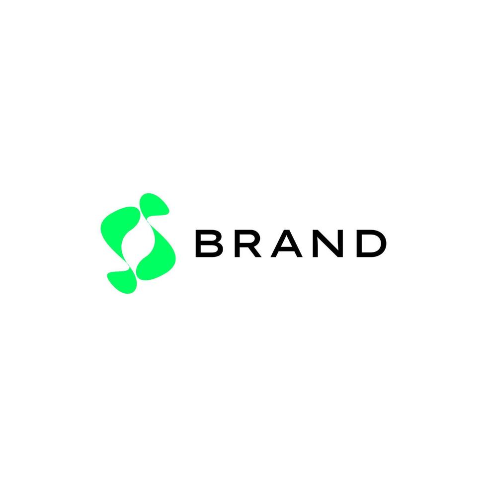 Startup Leaf Technology Negative  Logo vector