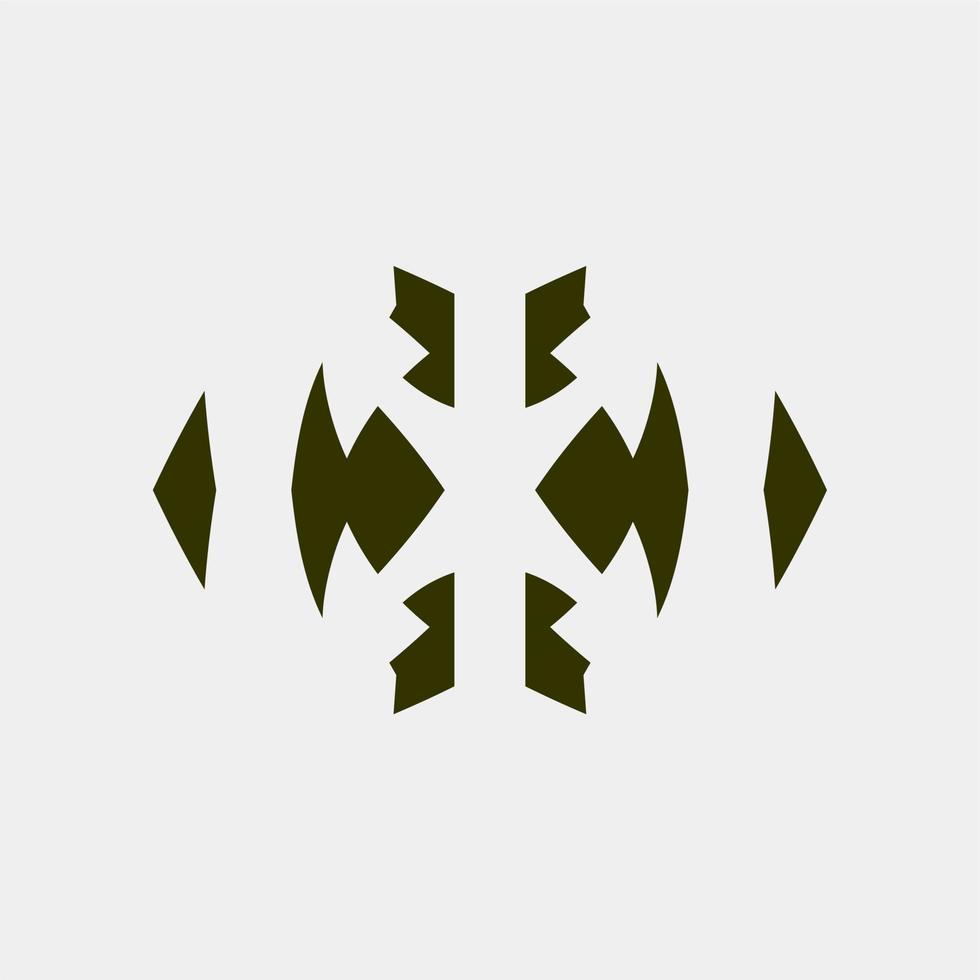 Beautiful symmetrical vector illustration and good for wall decoration or fabric screen printing