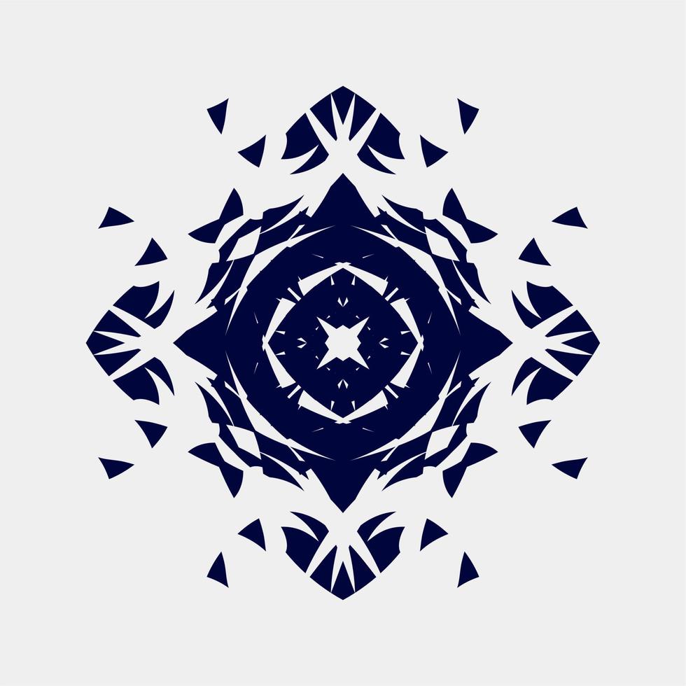 vector illustration of symmetrical and beautiful motifs for wall ornaments or cloth screen printing