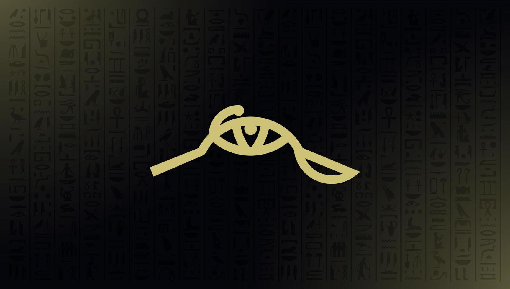 símbolo del nombre de egipto vector