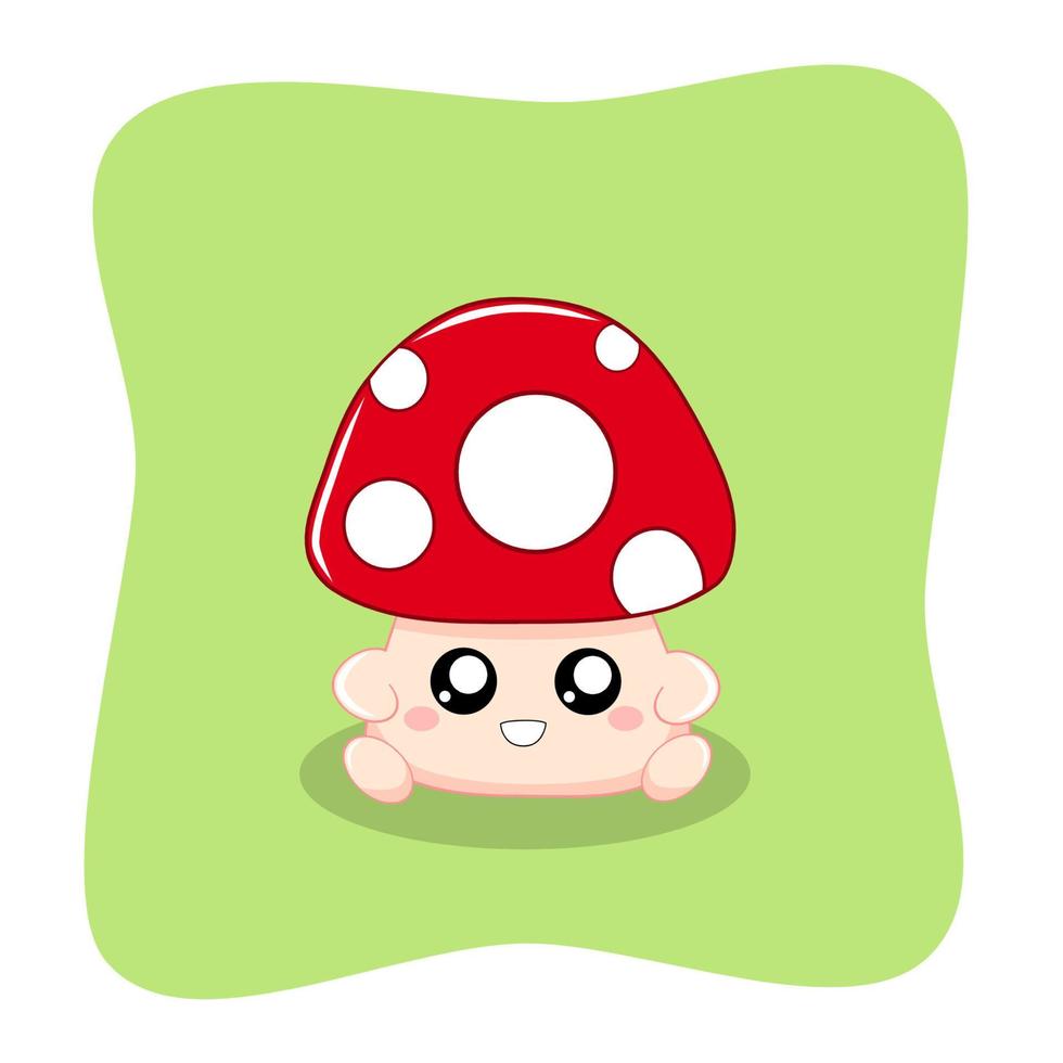 Cute Little Mushroom vector