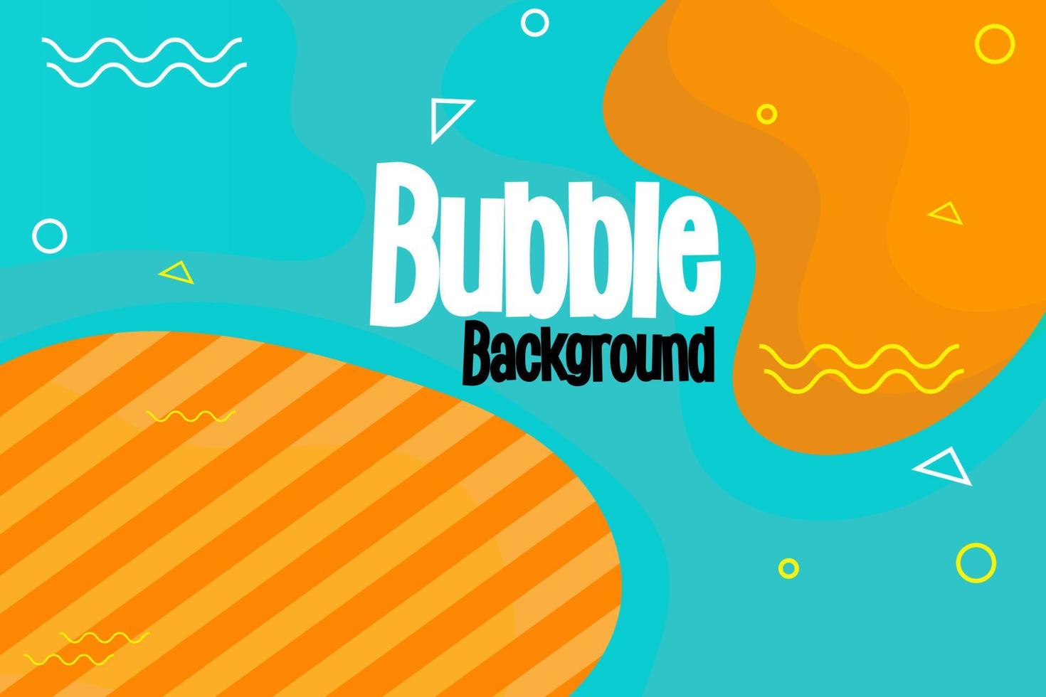 Modern design abstract  Liquid color banners. Flat geometric shapes of different colors with black outline. vector