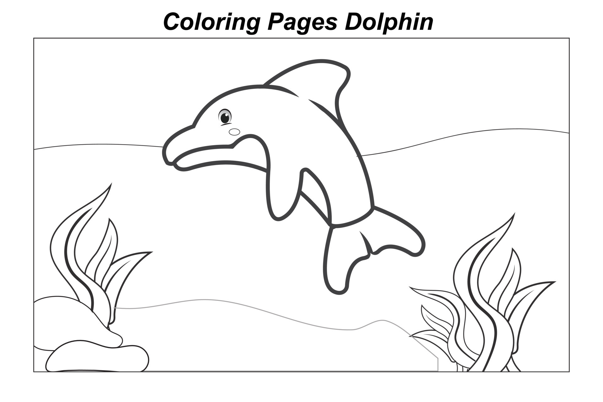 baby sea animal coloring pages