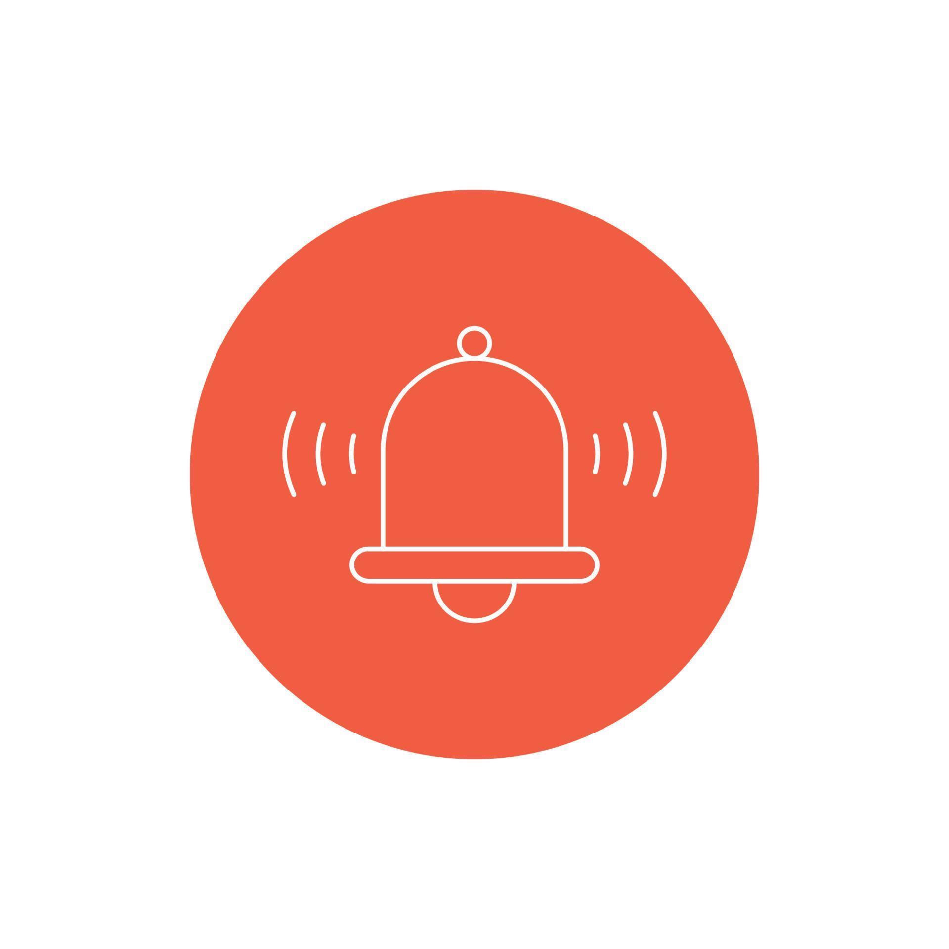 call alarm ringing icon 5266406 Vector Art at Vecteezy