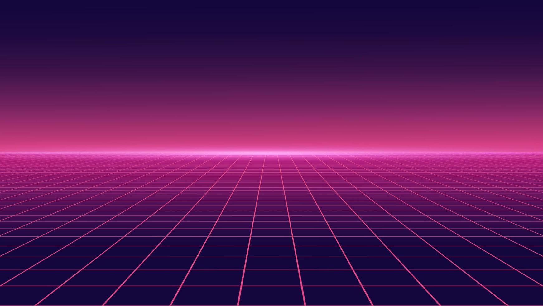 Vector retro futuristic background.