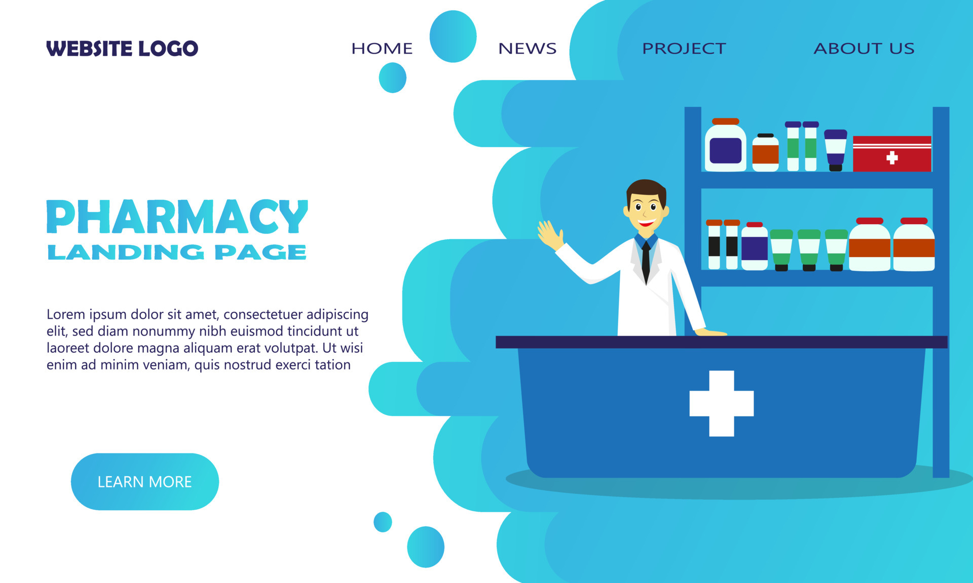 simple style pharmacy landing page for website template with pharmacist simple style pharmacy landing page for website template with pharmacist