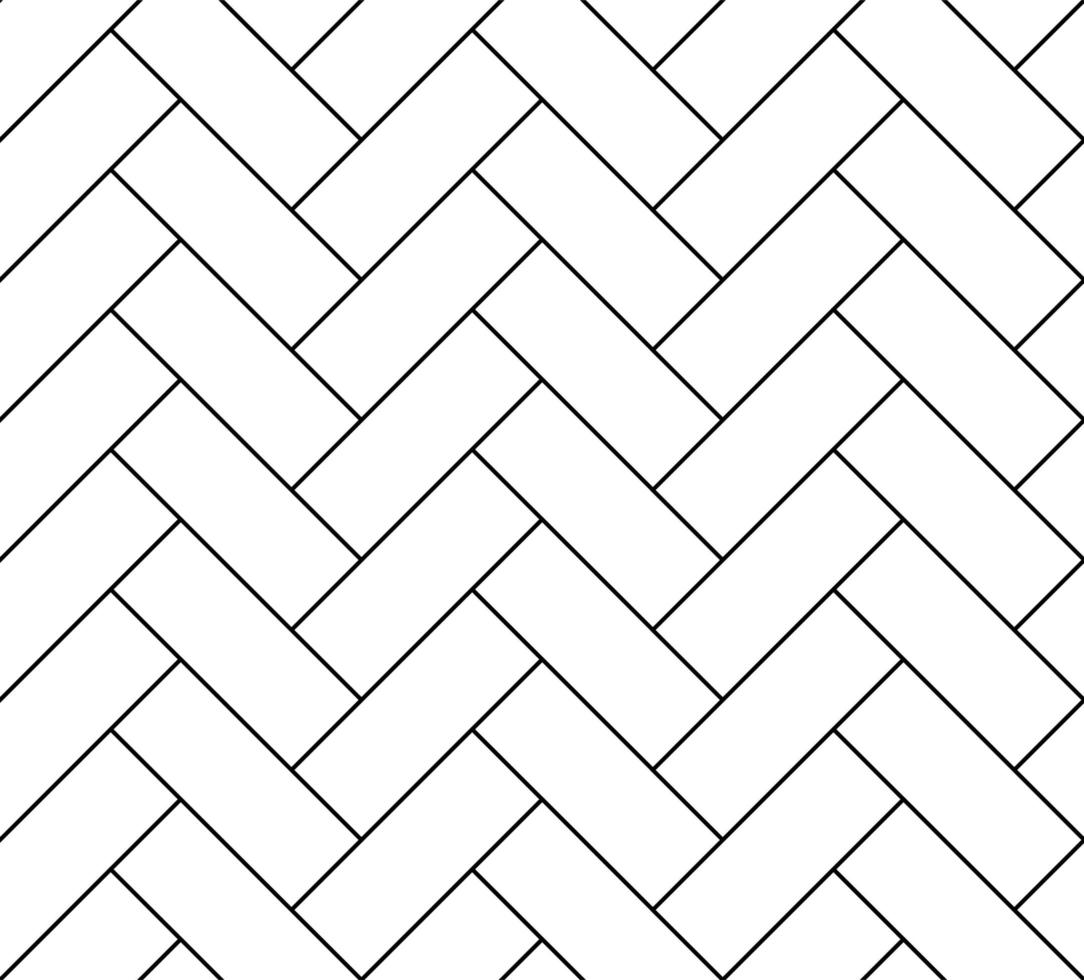 Herringbone pattern for laying subway and laminate tiles. Seamless geometric background for interior design. vector