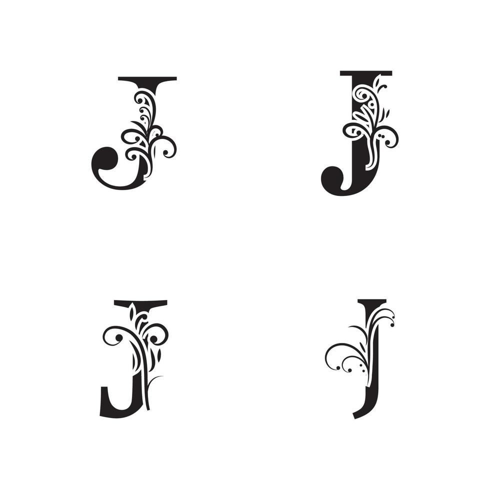 Letter J Logo Template vector icon design