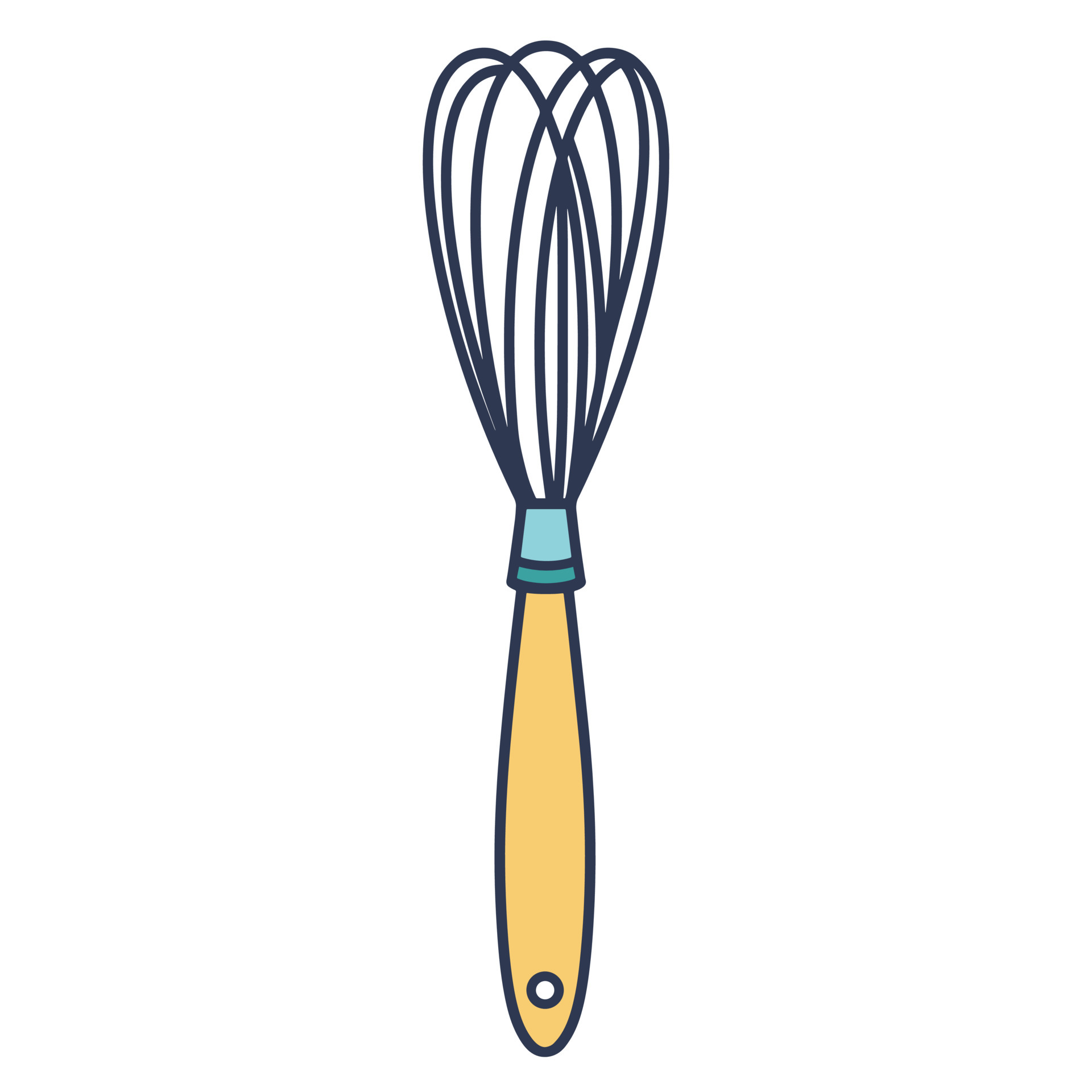 Premium Vector  Whisk cartoon icon whipping liquid and baking tool