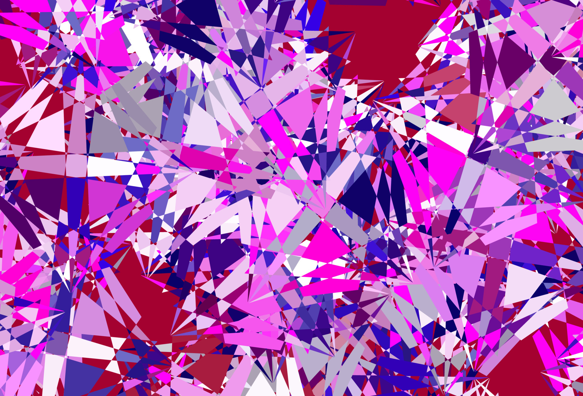 Dark Purple, Pink vector background with triangles. 5268494 Vector Art