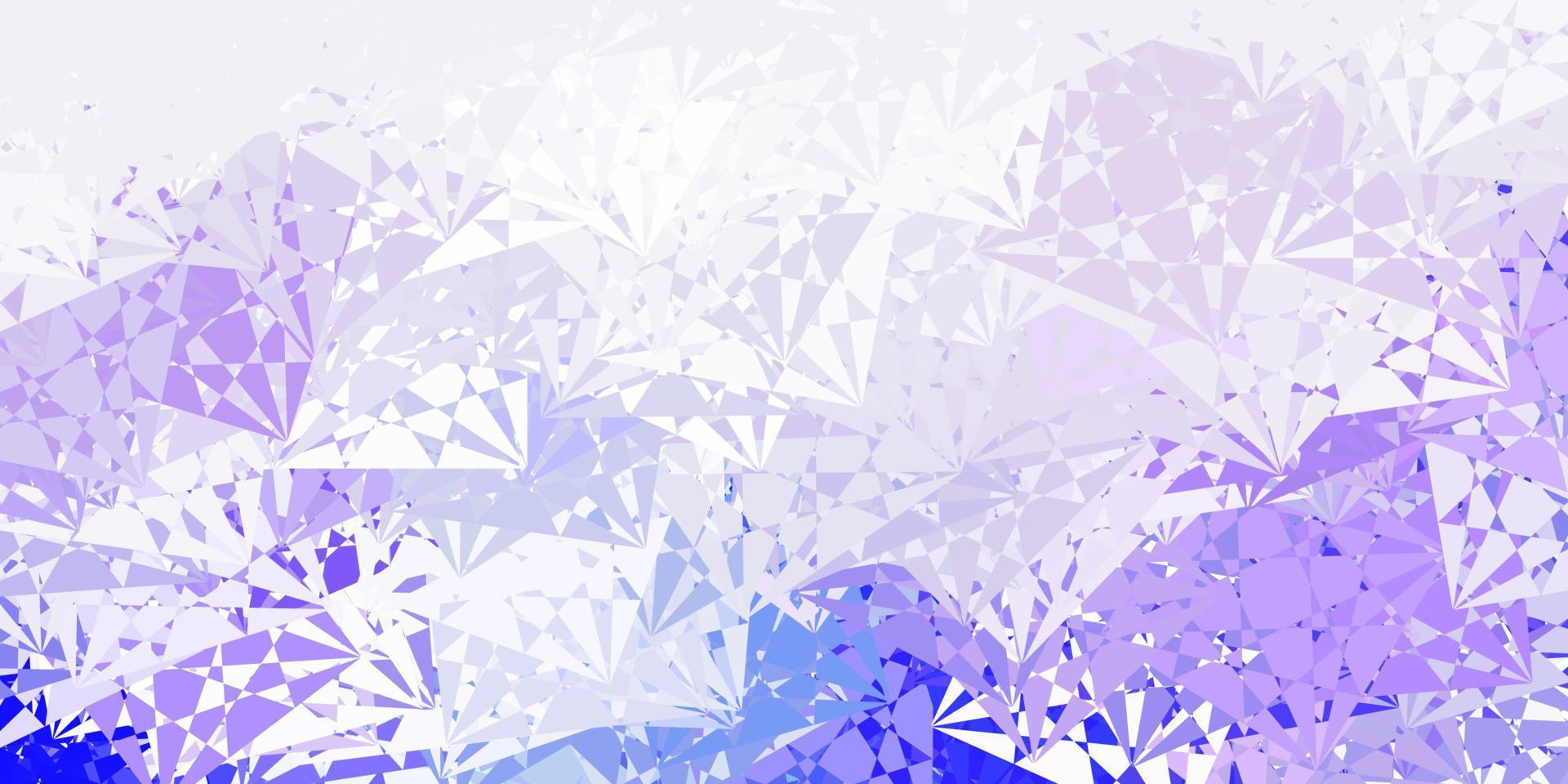 Light Purple vector texture with random triangles.