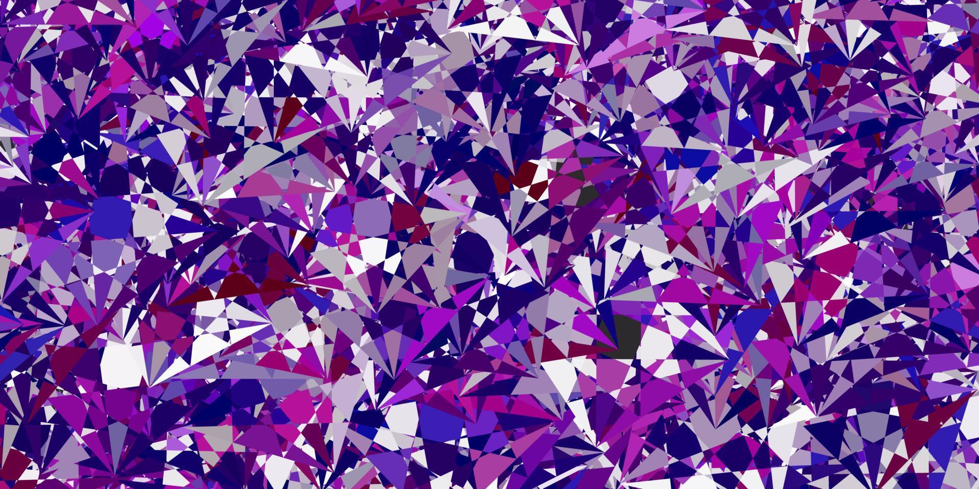 Light Purple, Pink vector layout with triangle forms.