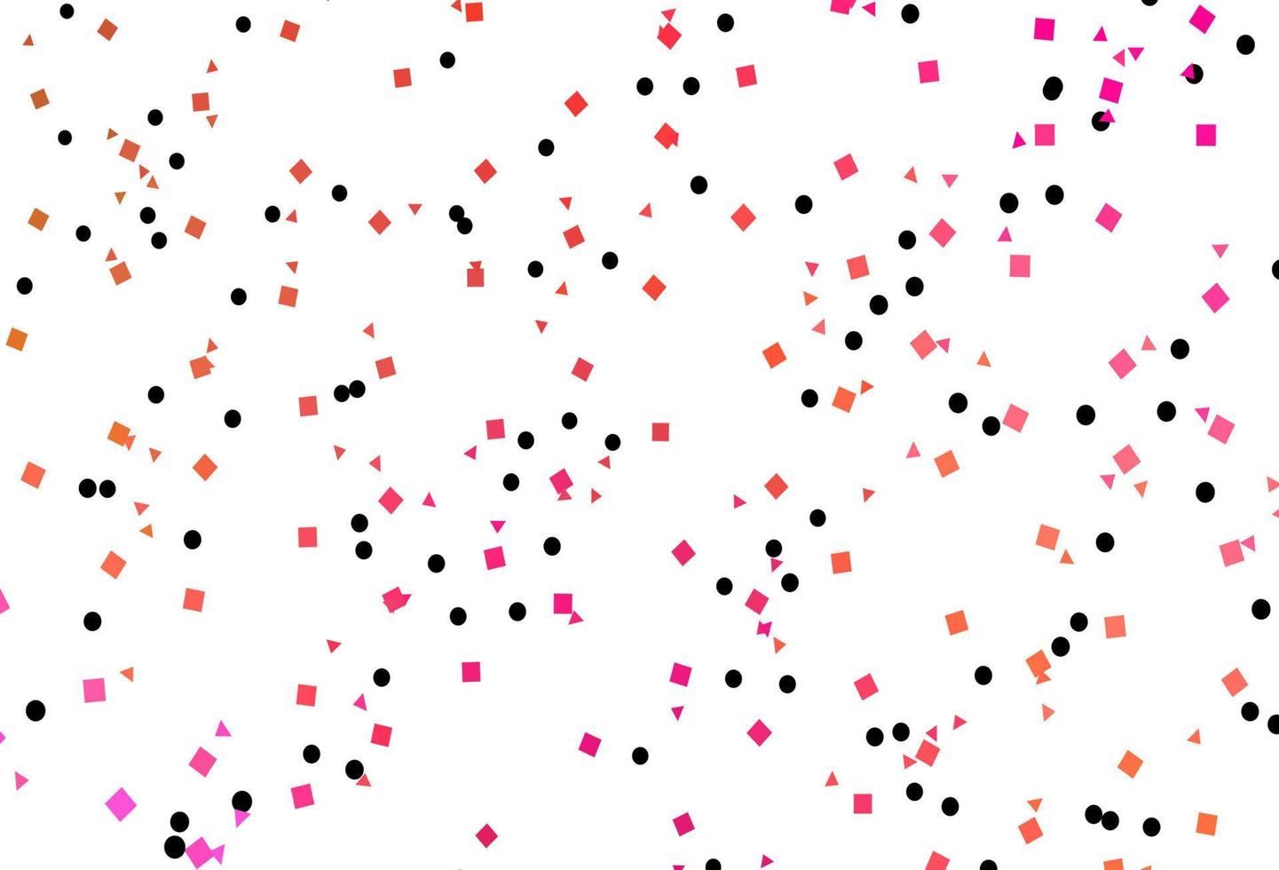 Light Pink, Yellow vector texture in poly style with circles, cubes.