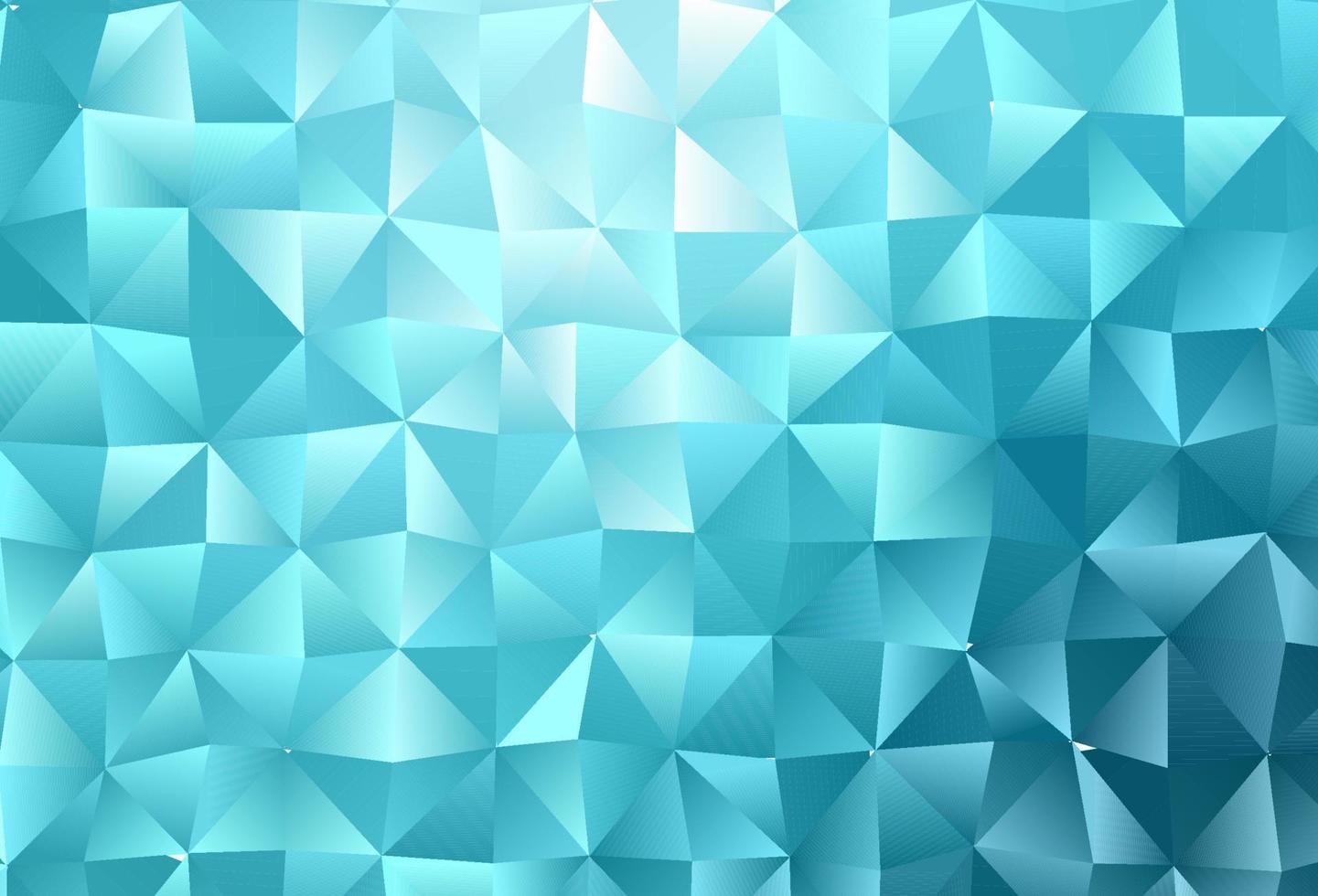 Light BLUE vector triangle mosaic texture.