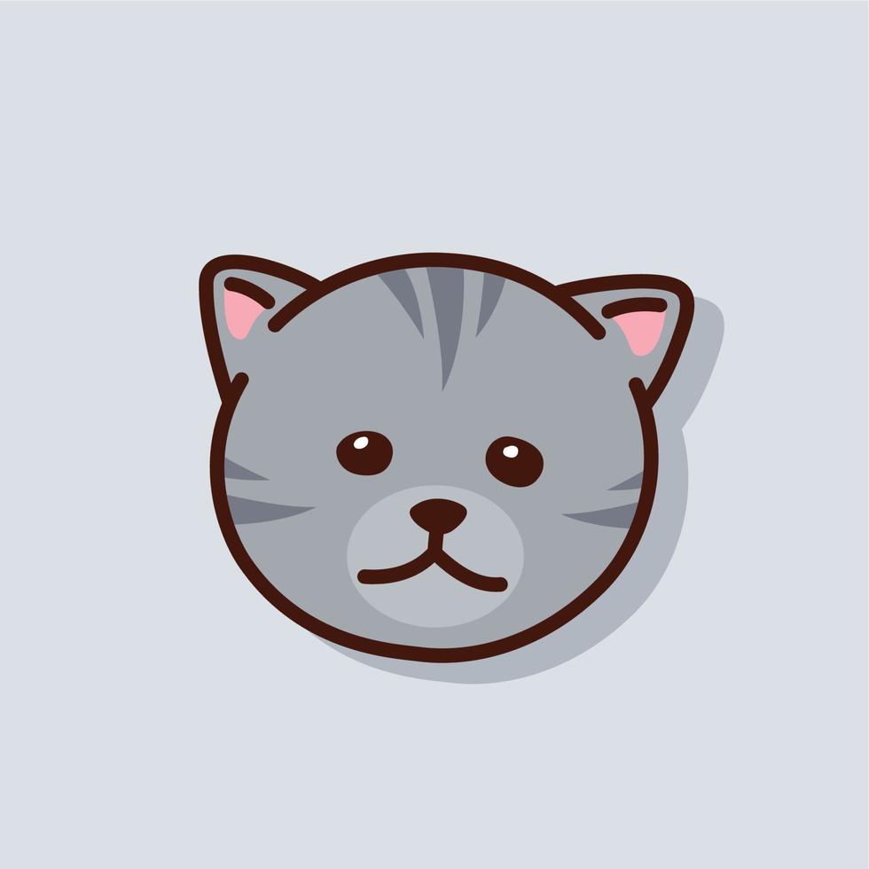 Illustration vector graphic of a cat