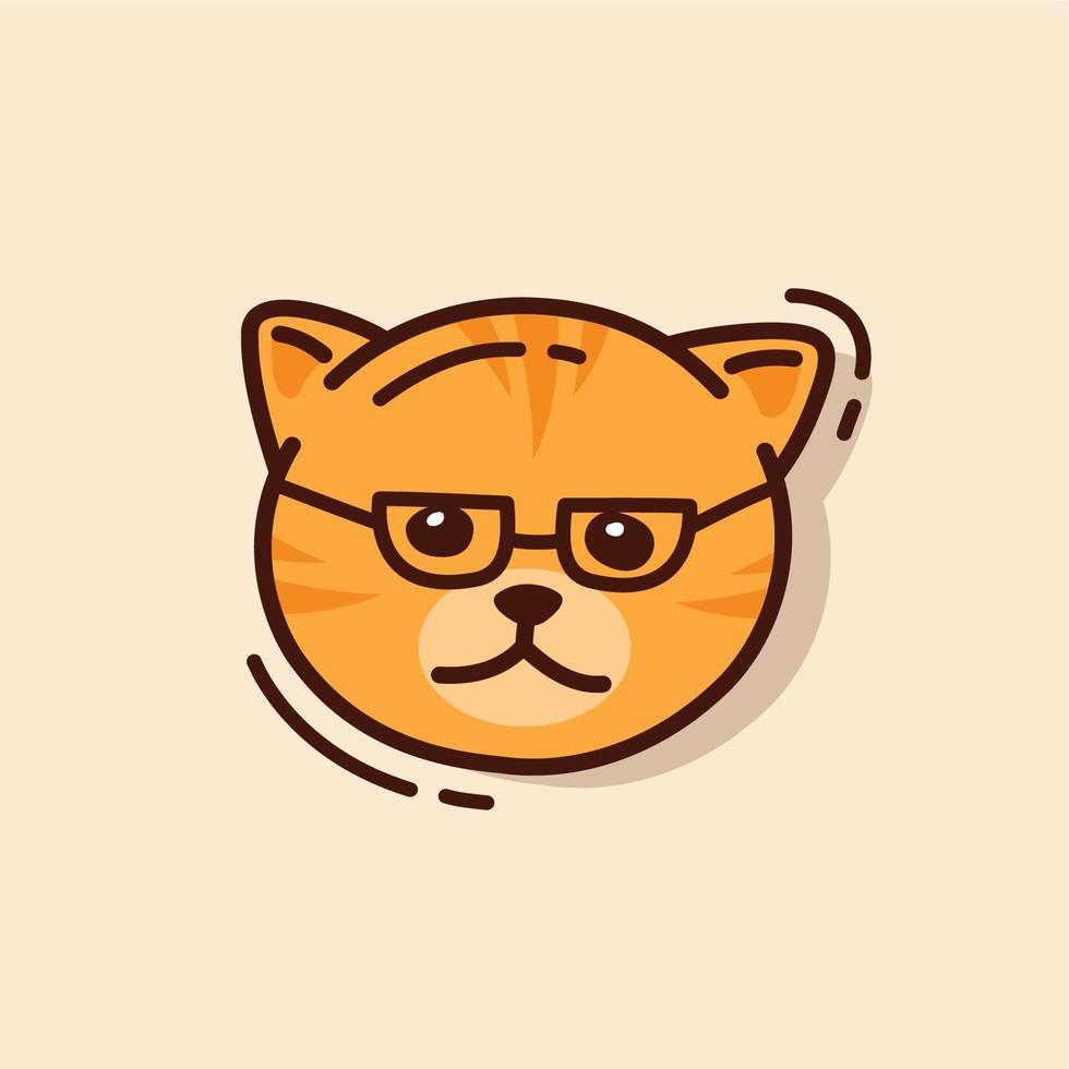 Illustration vector graphic of a cat