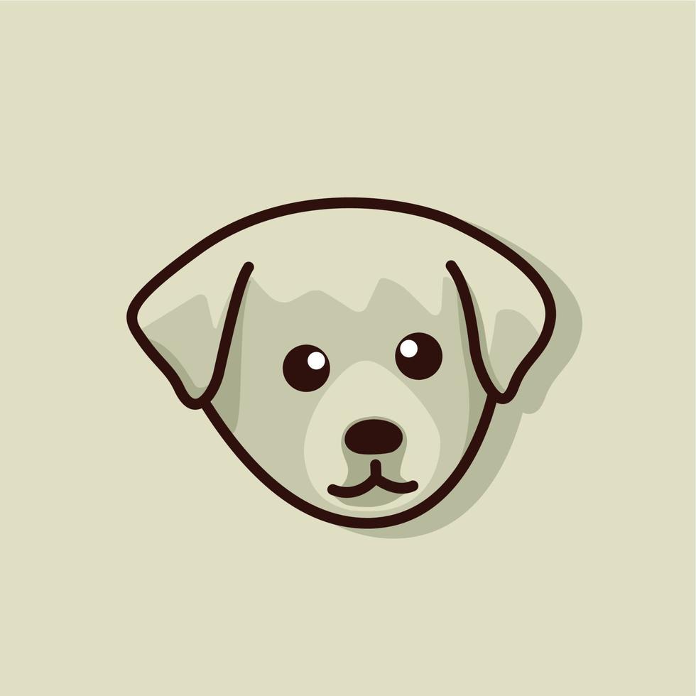 Illustration vector graphic of a dog