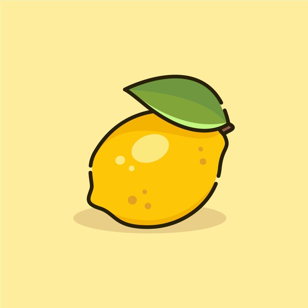 Illustration vector graphic of lemon