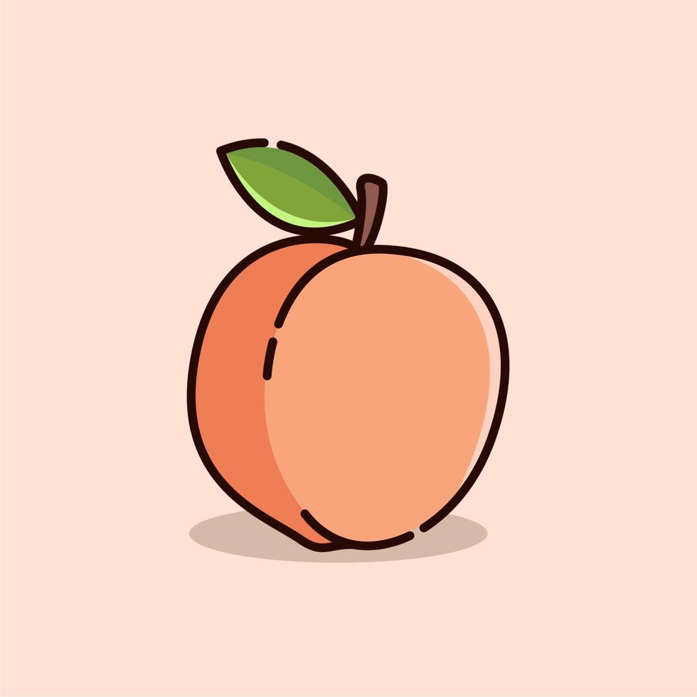 Illustration vector graphic of Peach
