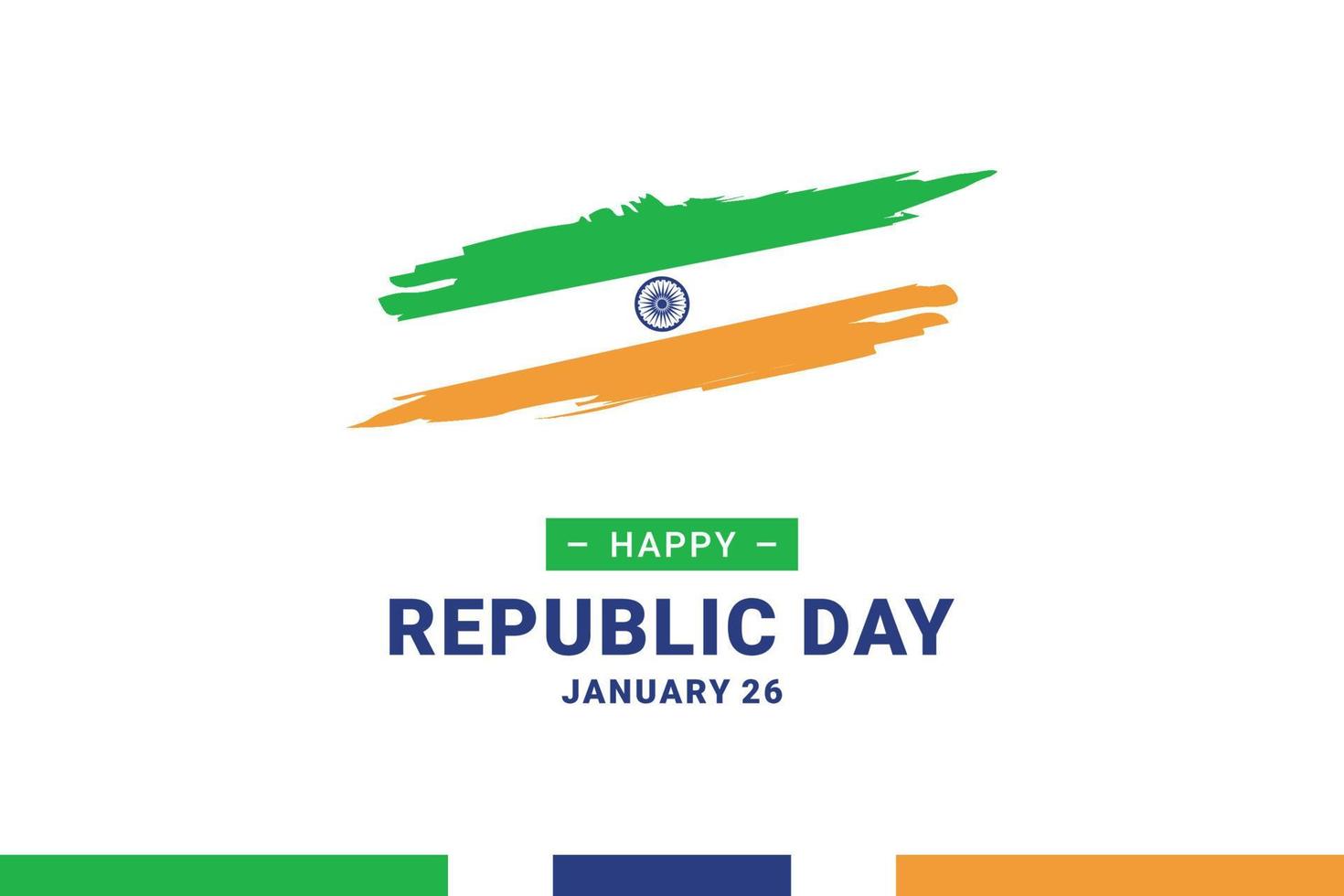 Illustration vector graphic of Republic Day