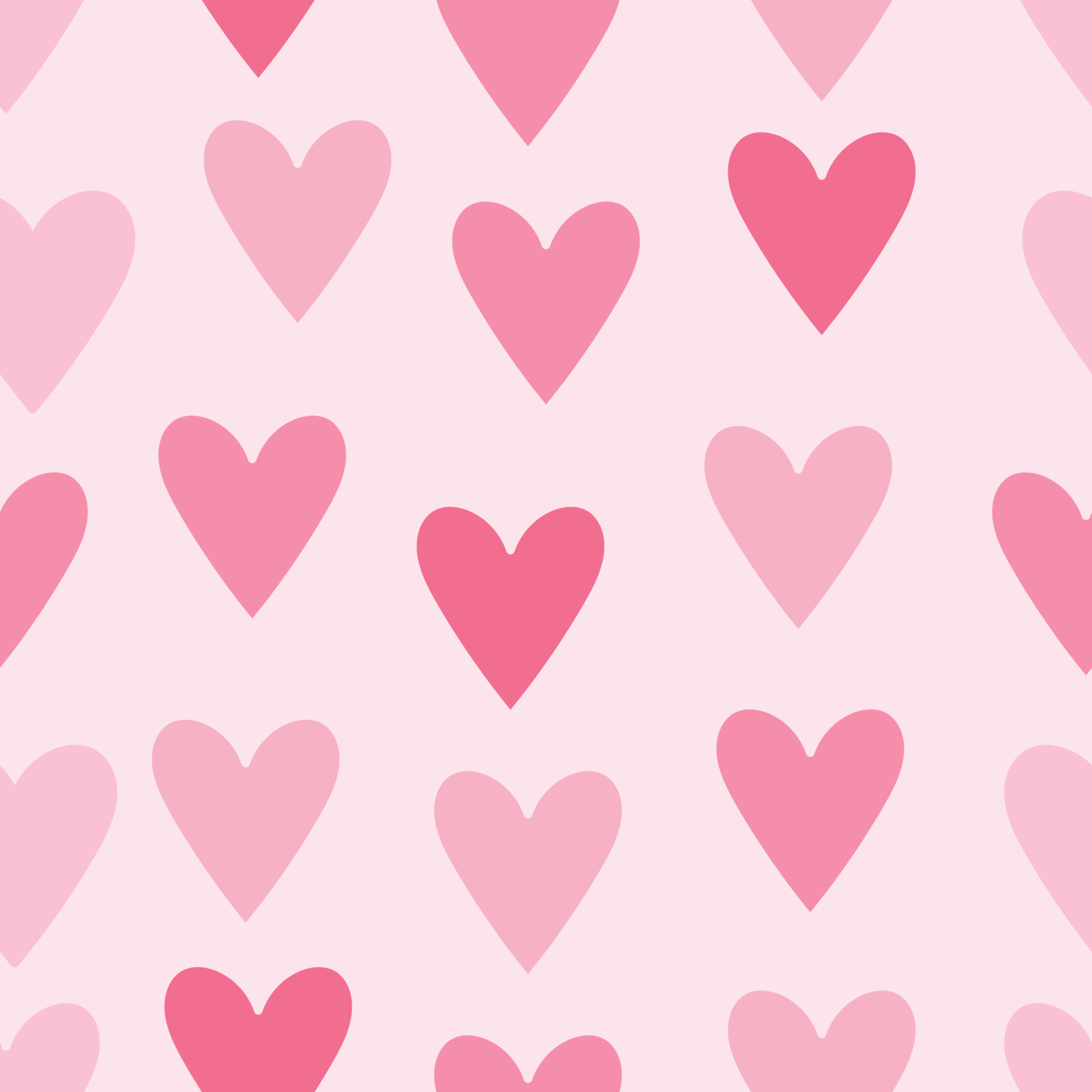 pink love hearts wallpaper