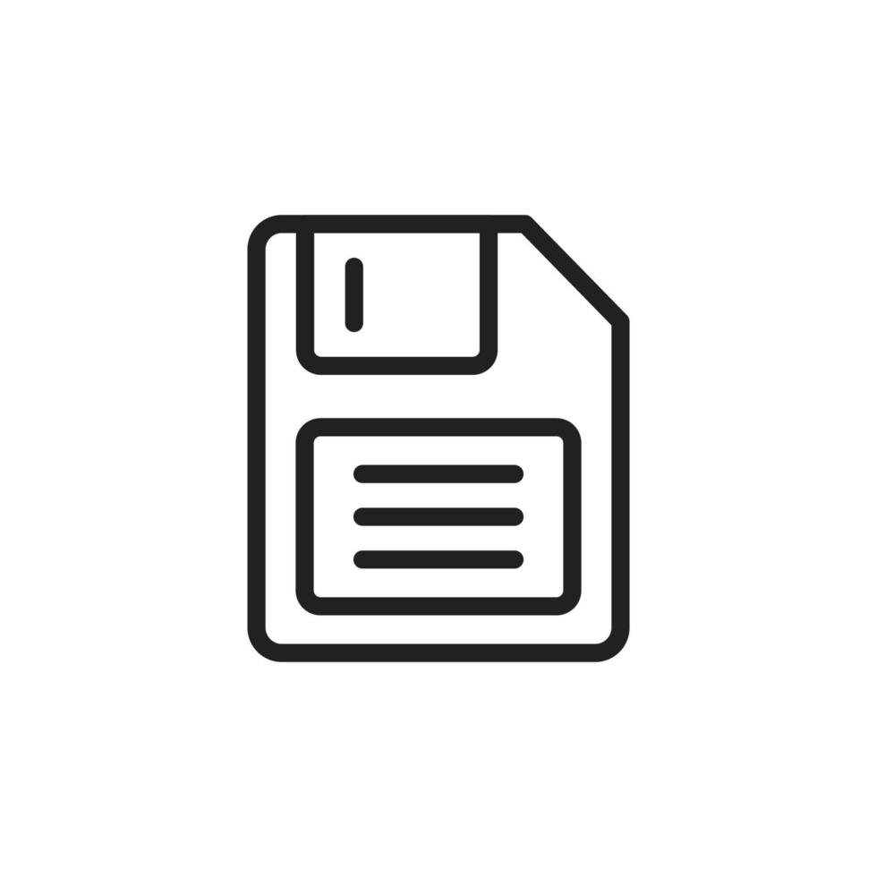Save icon vector
