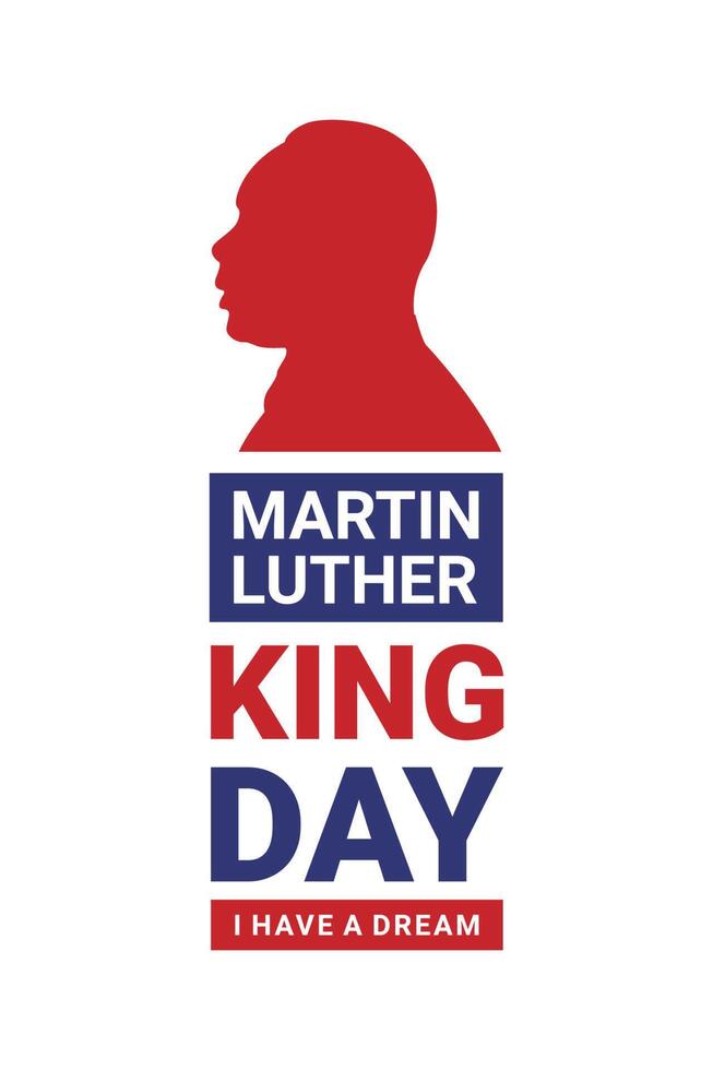 Vector graphic of Martin Luther King Day