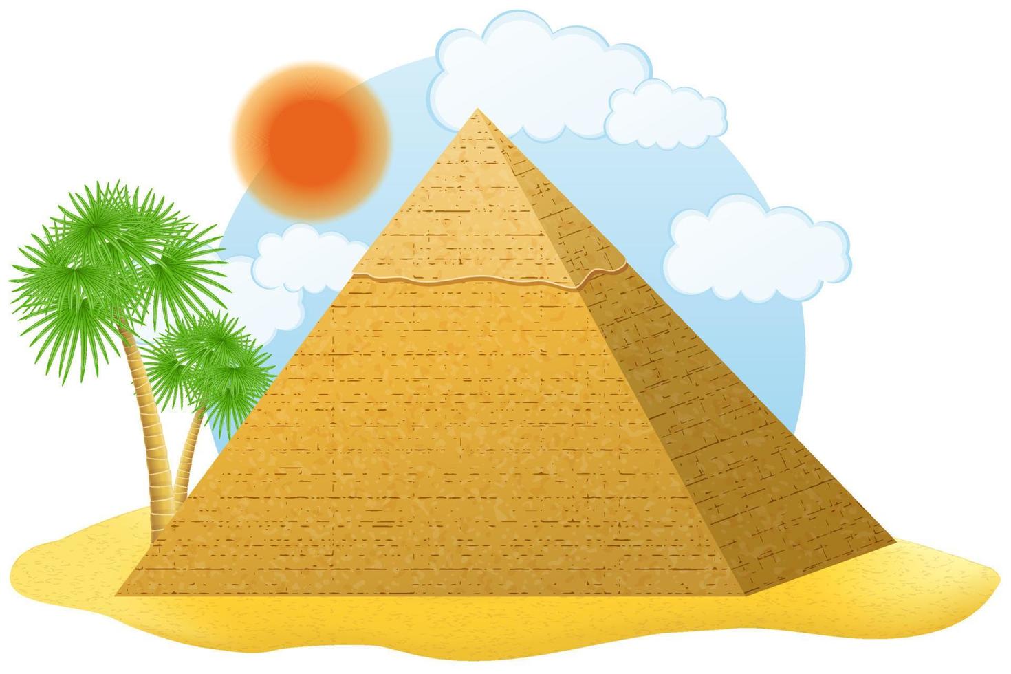 symbol of ancient egypt vector illustration isolated on white background
