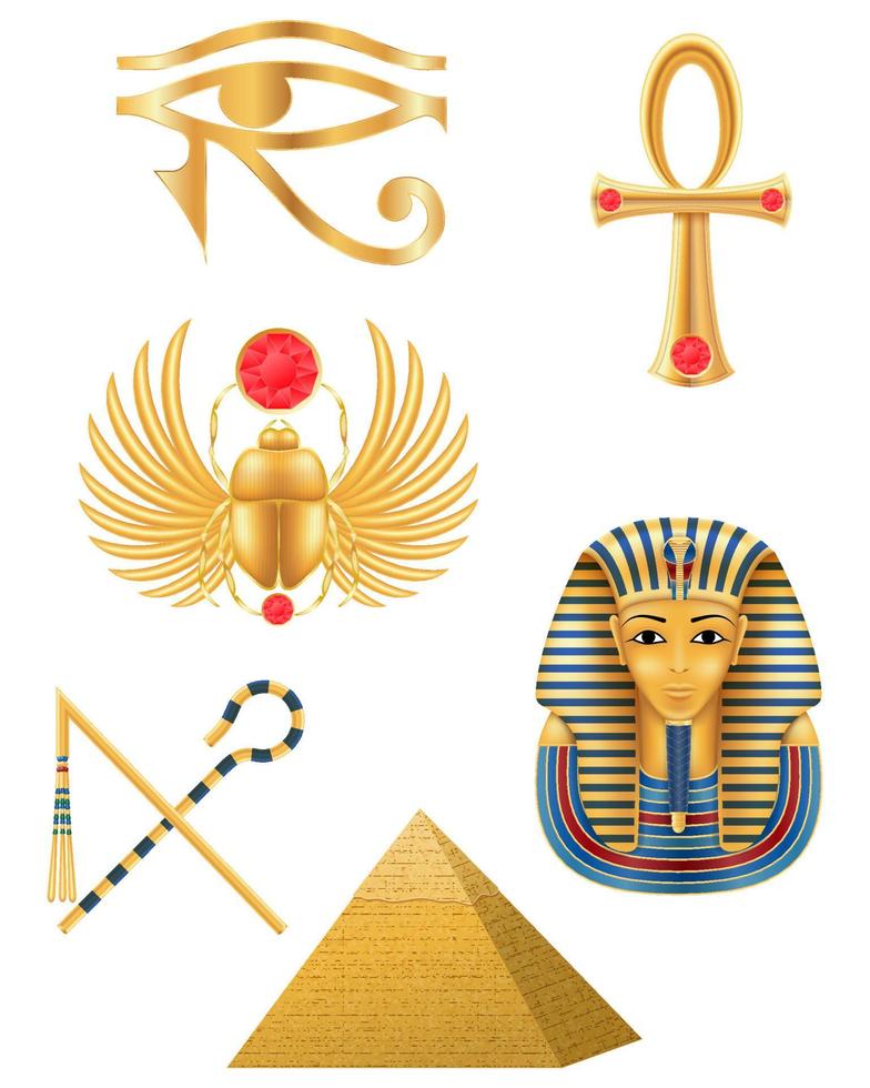 symbol of ancient egypt vector illustration isolated on white background