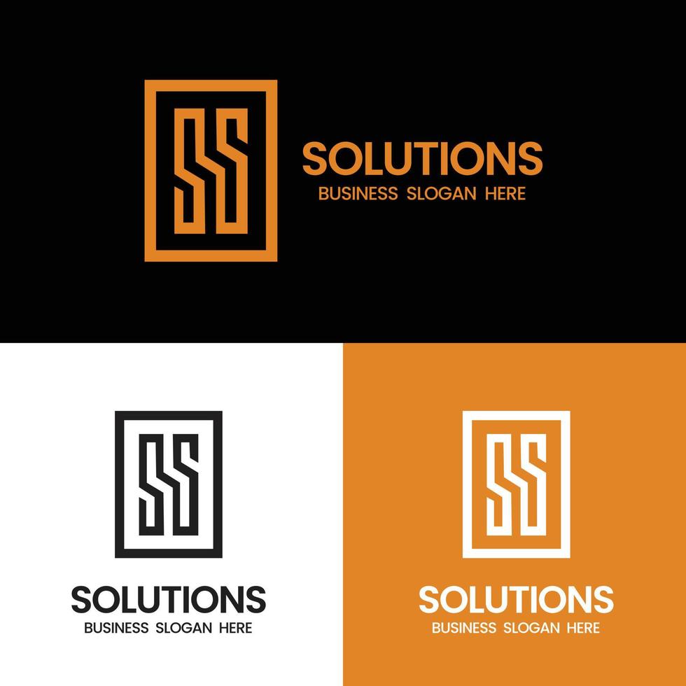 S letter logo design vector