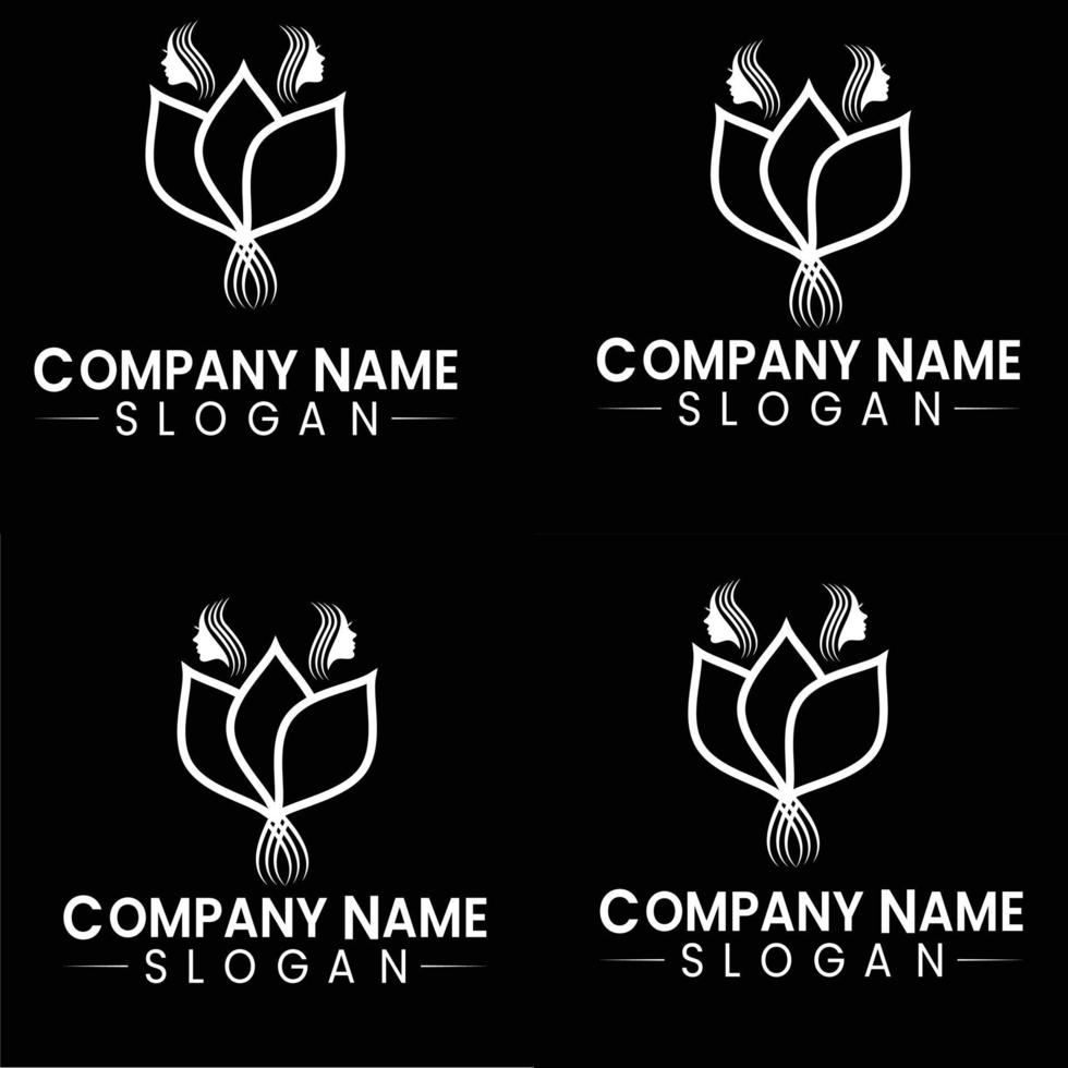 Beauty logo design vector