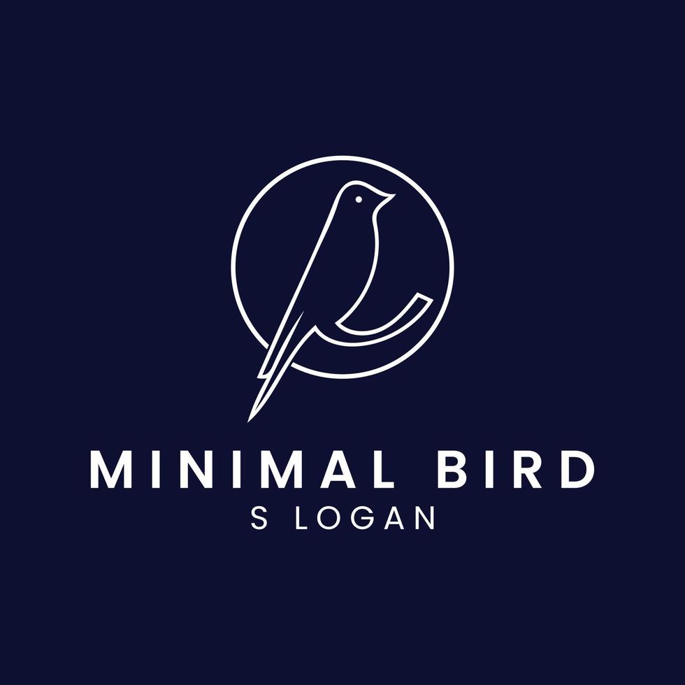 Creative Bird logo design vector